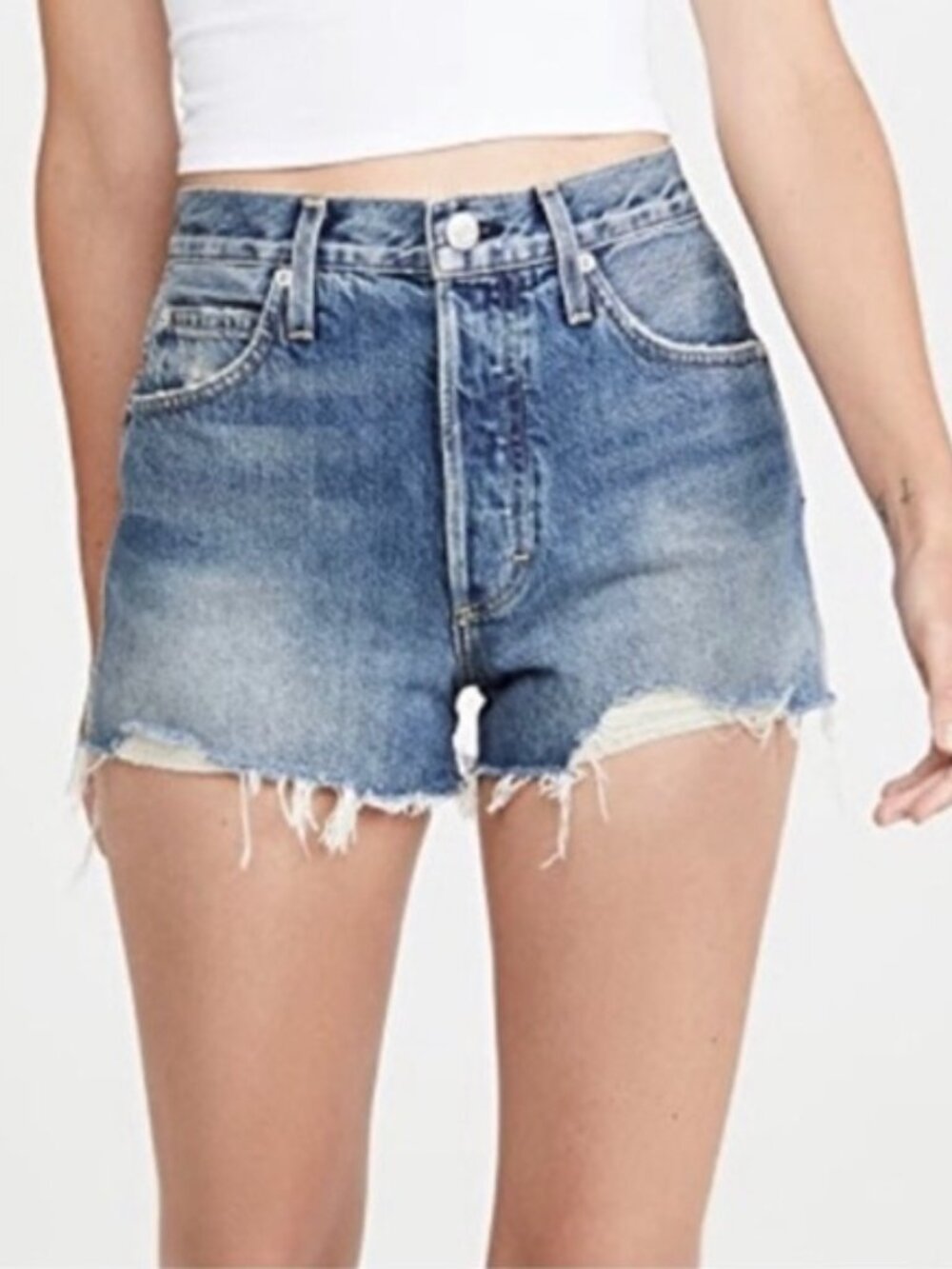 Amo Loverboy Cutoff Jean Shorts Wild Thing 27